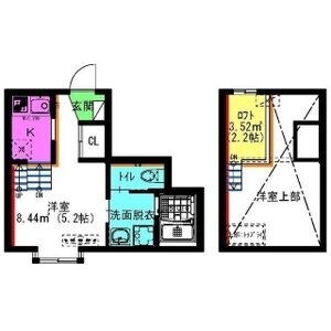 川名駅 徒歩3分 1階の物件間取画像