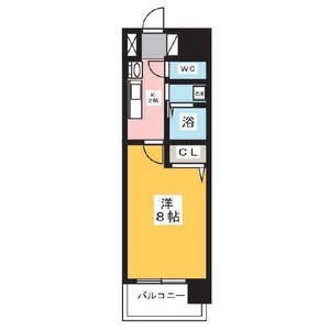 上前津駅 徒歩7分 3階の物件間取画像