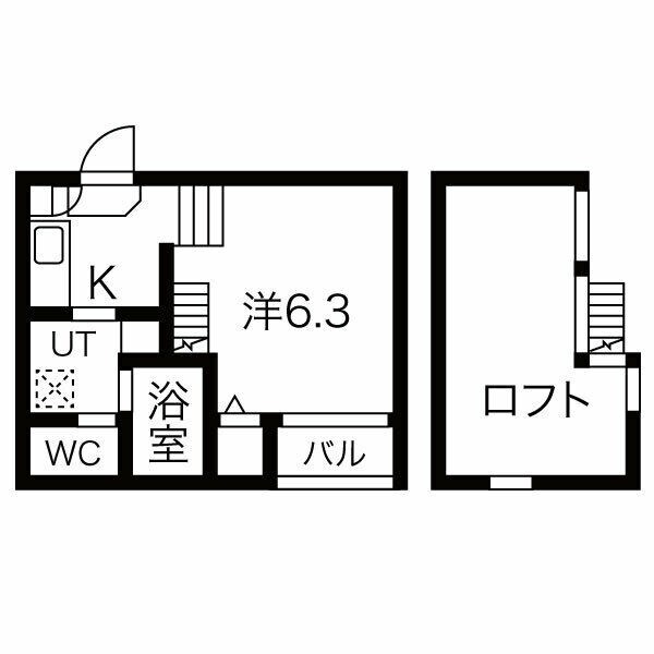 大曽根駅 徒歩5分 1階の物件間取画像