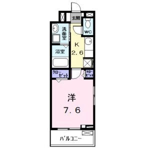 岩塚駅 徒歩15分 3階の物件間取画像