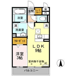 六番町駅 徒歩9分 2階の物件間取画像