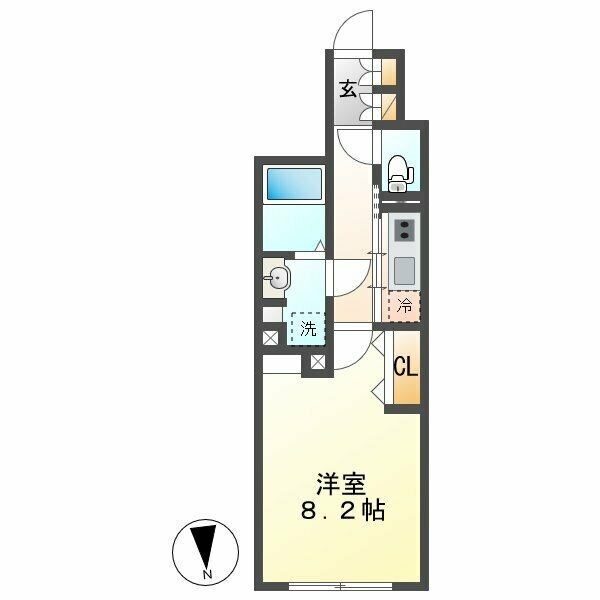 鶴舞駅 徒歩4分 3階の物件間取画像