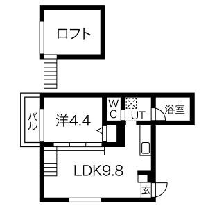 浄心駅 徒歩14分 1階の物件間取画像