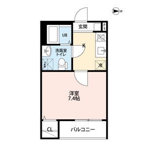 黄金駅 徒歩5分 3階の物件間取画像