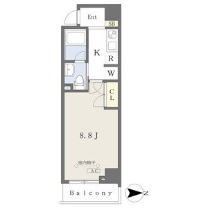 吹上駅 徒歩3分 7階の物件間取画像