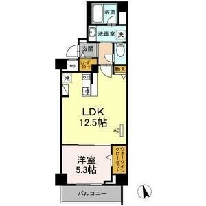 RESIDENCE TACHIBANAの物件間取画像