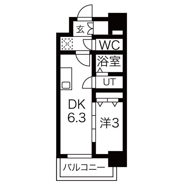 山王駅 徒歩11分 5階の物件間取画像