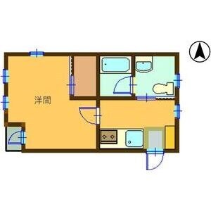 黒川駅 徒歩3分 1階の物件間取画像