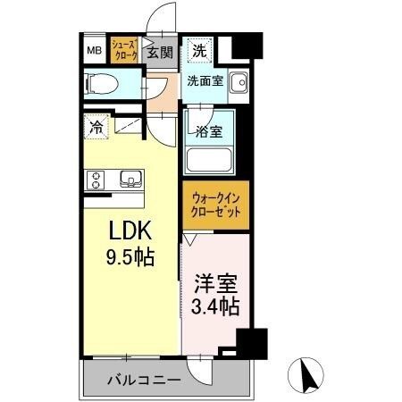 東別院駅 徒歩10分 6階の物件間取画像