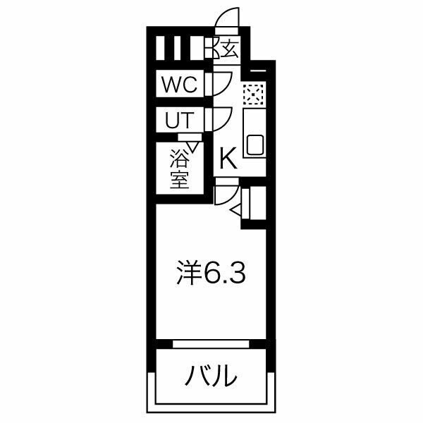 東別院駅 徒歩8分 4階の物件間取画像