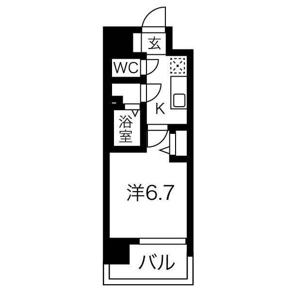 ディアレイシャス上前津の物件間取画像