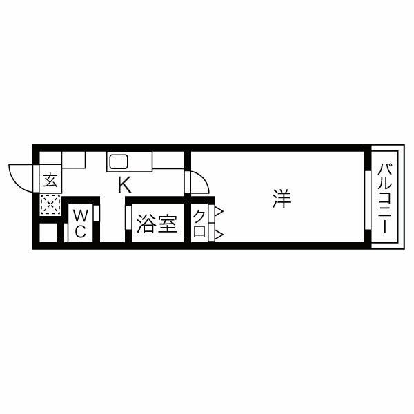 大森・金城学院前駅 徒歩9分 4階の物件間取画像