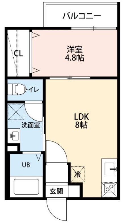 愛知県名古屋市中村区日ノ宮町３丁目アパート 3階の物件間取画像