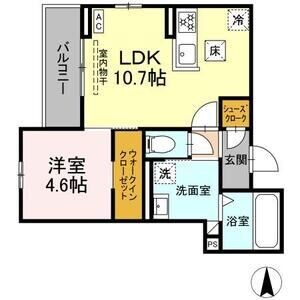 庄内通駅 徒歩7分 1階の物件間取画像