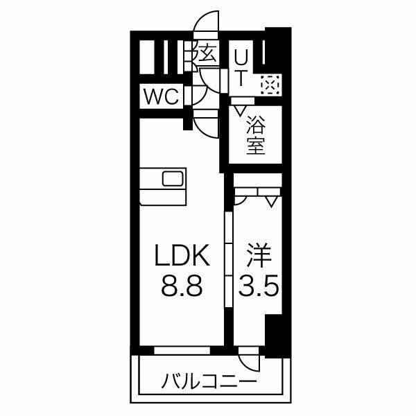 ファステート東別院シュプールの物件間取画像