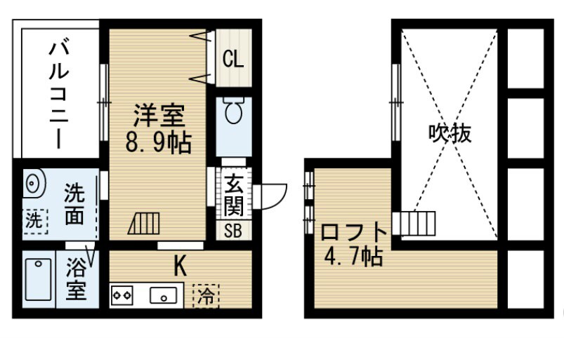 Milestoneの物件間取画像