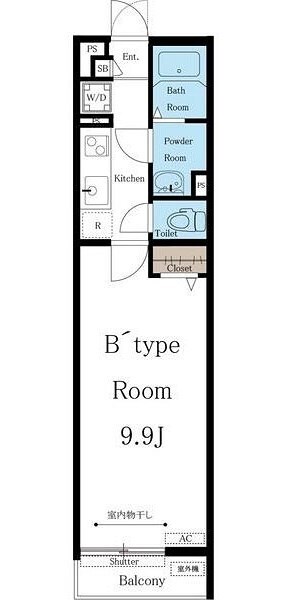 リブリ・アルバ中村公園の物件間取画像