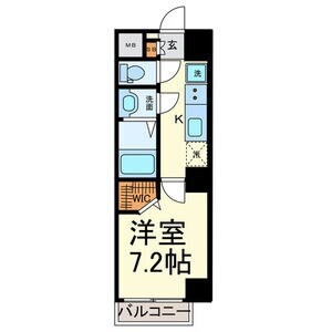太閤通駅 徒歩4分 6階の物件間取画像