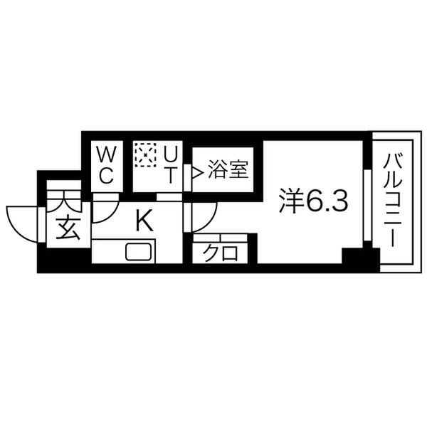 大須観音駅 徒歩9分 10階の物件間取画像