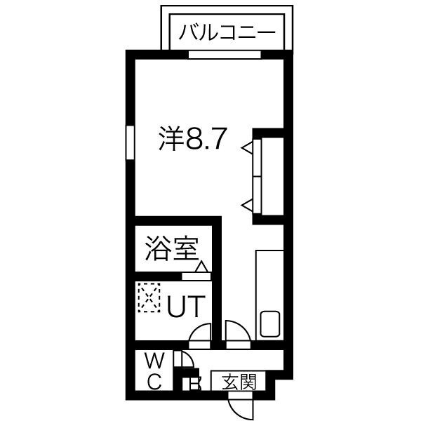 浄心駅 徒歩8分 3階の物件間取画像