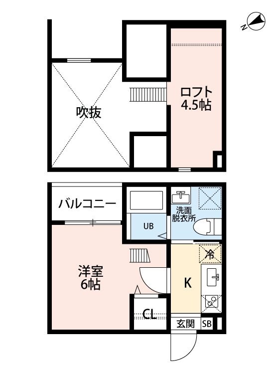 東枇杷島駅 徒歩10分 1階の物件間取画像