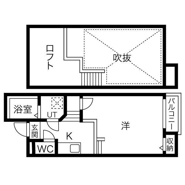 Creo庄内通弐番館の物件間取画像