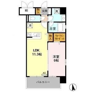 クレール則武の物件間取画像