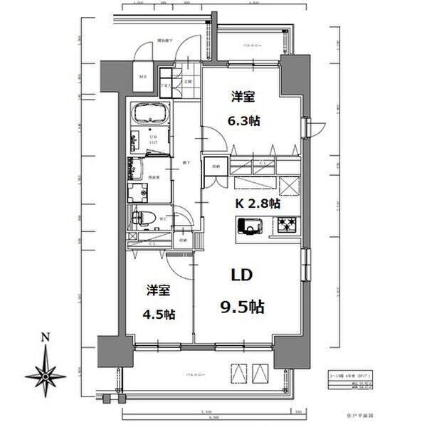S-RESIDENCE亀島駅前blazeの物件間取画像