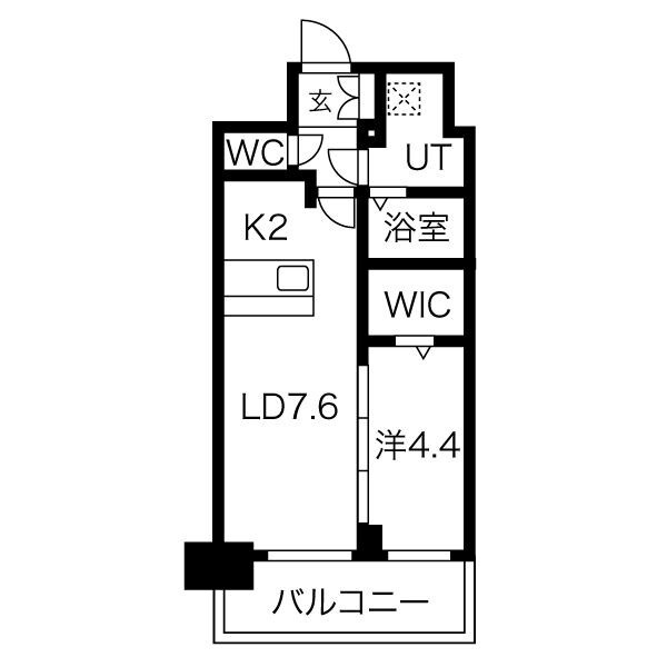 丸の内駅 徒歩7分 14階の物件間取画像