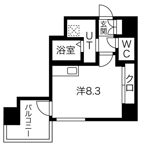 大須観音駅 徒歩9分 3階の物件間取画像