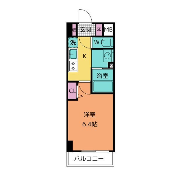 上前津駅 徒歩5分 2階の物件間取画像