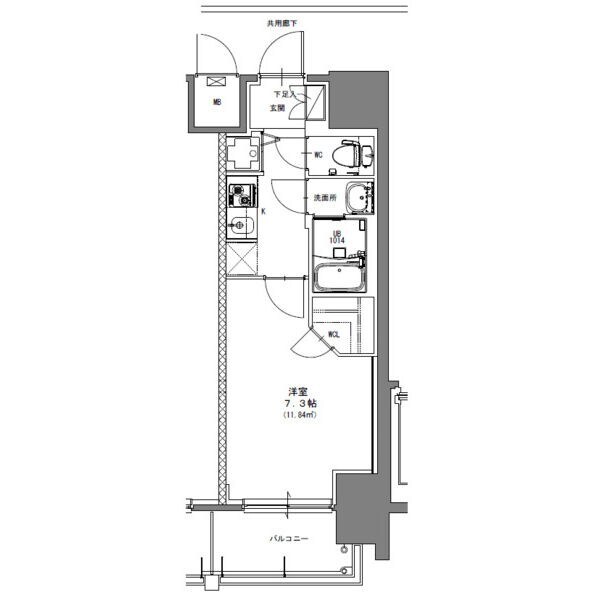 S-RESIDENCE浅間町駅前axialの物件間取画像