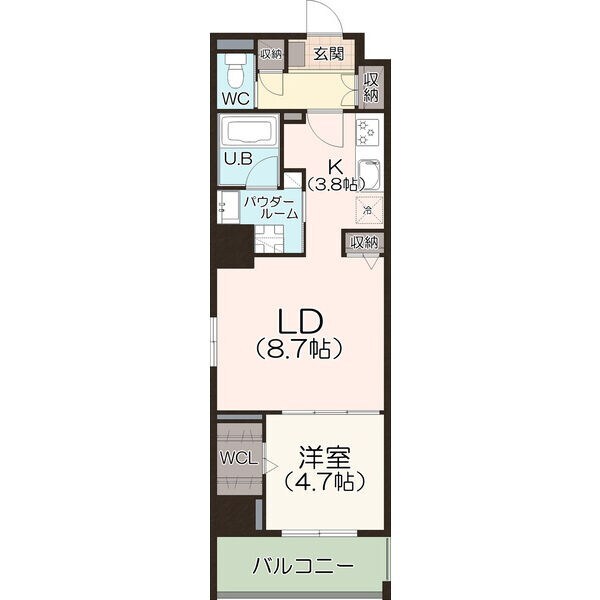 PoliCuadro Tower Iの物件間取画像