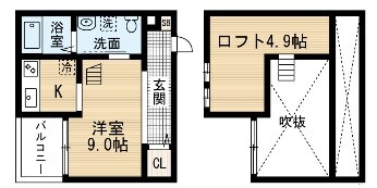 ベーセーベージェーの物件間取画像