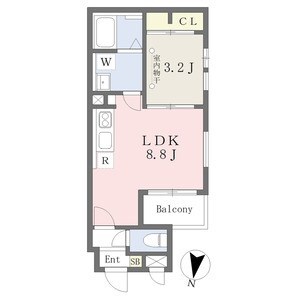 Ｃｈｅｒｉｍ日比野Ｇｒａｃｅの物件間取画像