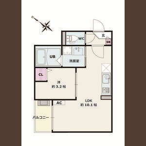 Jack shioike Iの物件間取画像