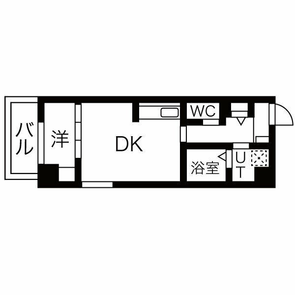 栄生駅 徒歩1分 2階の物件間取画像