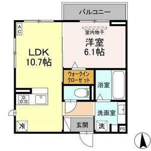 黄金駅 徒歩4分 2階の物件間取画像