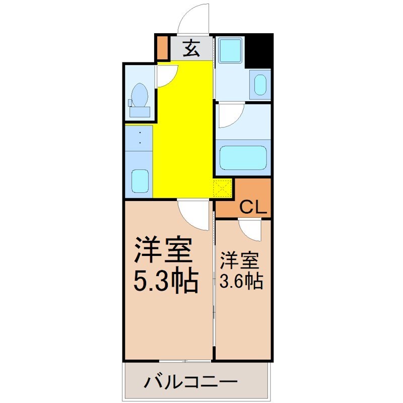 S-RESIDENCE烏森aureateの物件間取画像