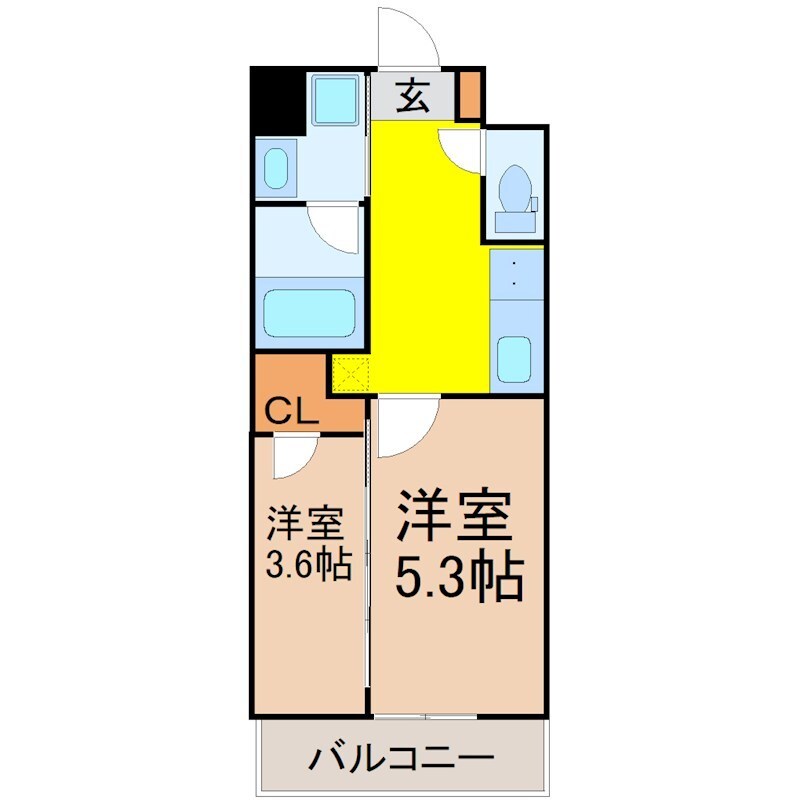 S-RESIDENCE烏森aureateの物件間取画像