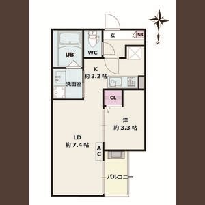 Jack umateIIの物件間取画像