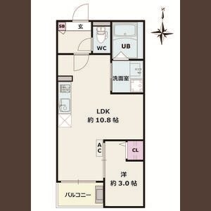 Jack umateIIの物件間取画像