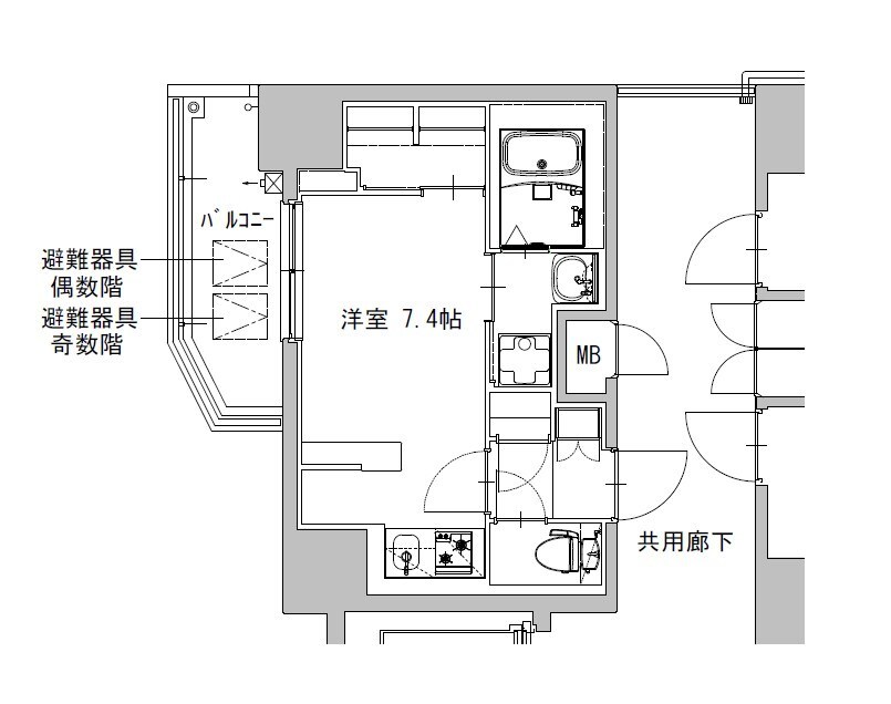 S-RESIDENCE庄内通駅前curereの物件間取画像