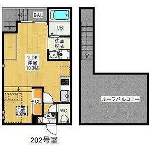 Grandticアビタ中村公園の物件間取画像
