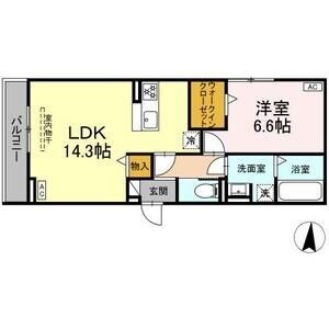 セレスティア京田の物件間取画像