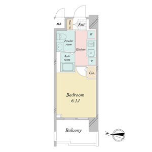 Live Casa堀田の物件間取画像