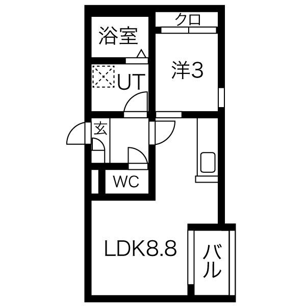 REGALEST栄生駅の物件間取画像
