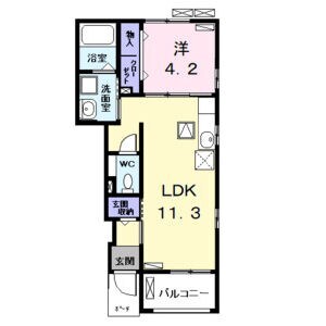 フィオーレの物件間取画像