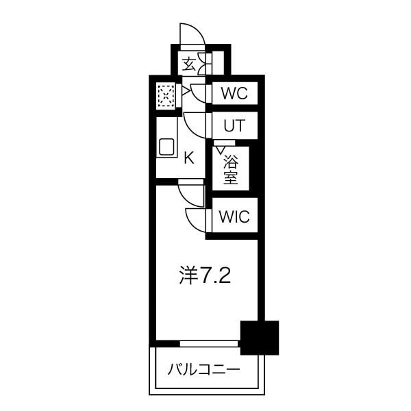 エスリード新栄グラティアの物件間取画像