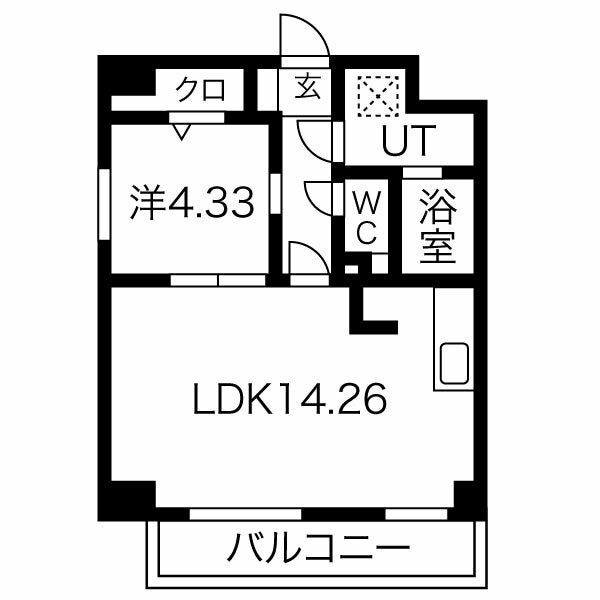 森下駅 徒歩1分 5階の物件間取画像